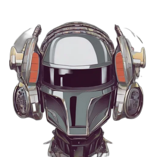 robot, mask, face, weapon transparent PNG cut-out