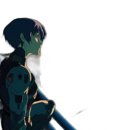 robot, sword, weapon, jacket transparent PNG cut-out