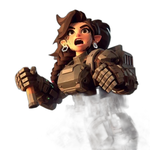 weapon, robot, staff, concept art transparent PNG cut-out