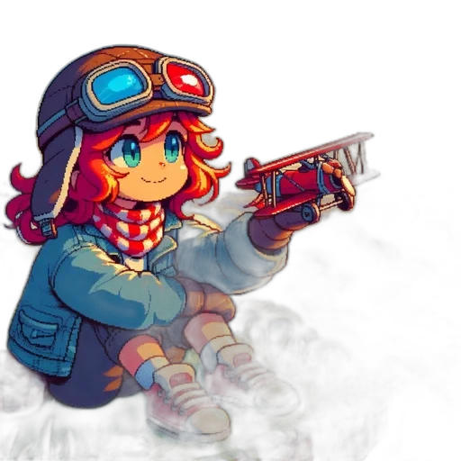 weapon, jacket, staff, pixel art transparent PNG cut-out