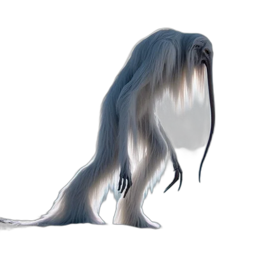 creature, hair, animal, dragon transparent PNG cut-out