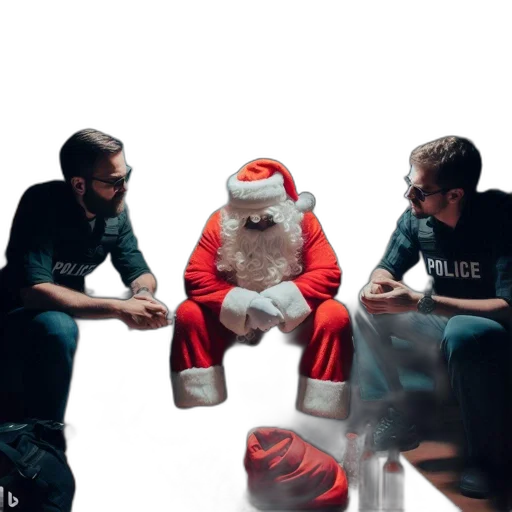 concept art, two, police, officers transparent PNG cut-out