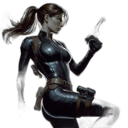 robot, concept art, comic book art, cyberpunk transparent PNG cut-out