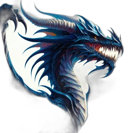 dragon, creature, staff, animal transparent PNG cut-out