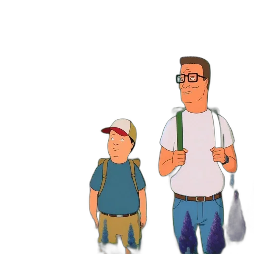 staff, hat, cartoon, pixel art transparent PNG cut-out