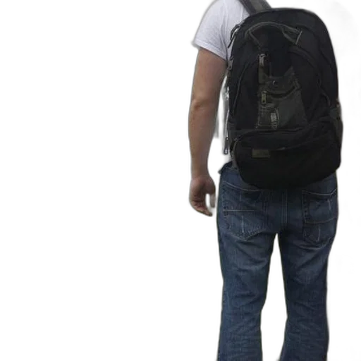 jacket, staff, face, hat transparent PNG cut-out
