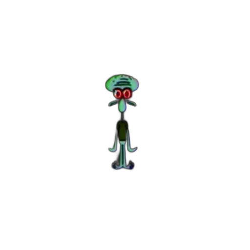 robot, hat, staff, creature transparent PNG cut-out