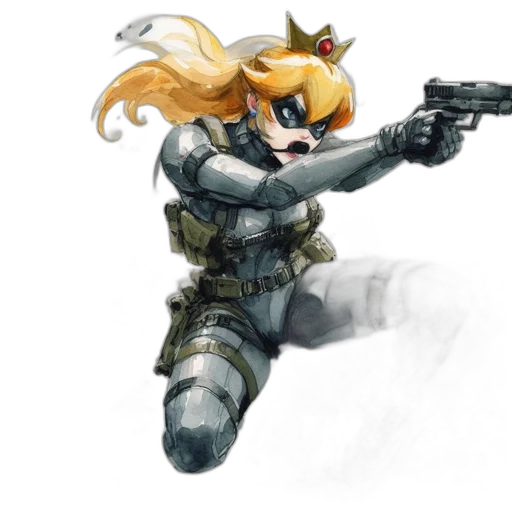 weapon, concept art, anime, pixel art transparent PNG cut-out