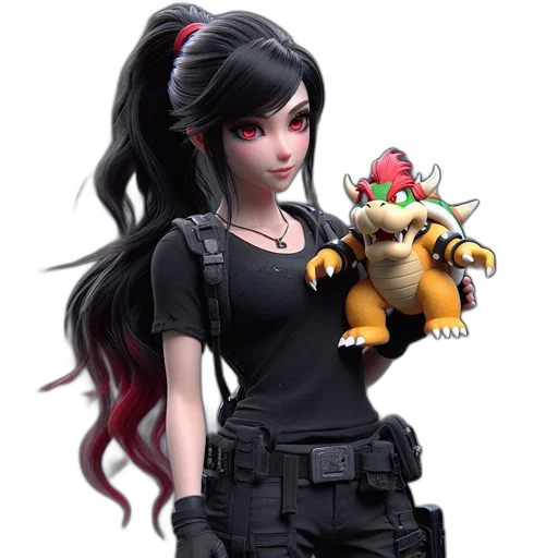 concept art, 3d render, fantasy art, cyberpunk transparent PNG cut-out