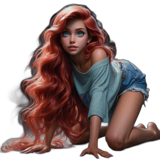 hair, dress, fantasy art, concept art transparent PNG cut-out
