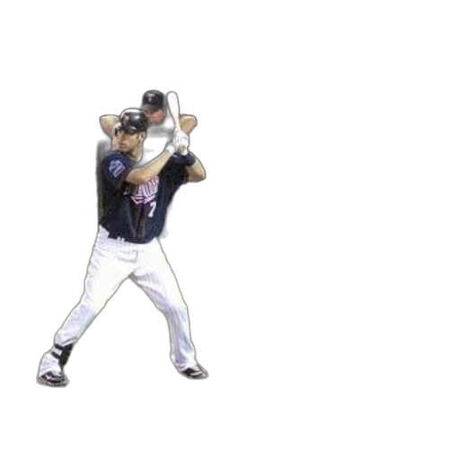 3d render, baseball, player, bat transparent PNG cut-out
