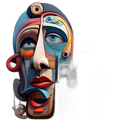 mask, face, jewelry, robot transparent PNG cut-out