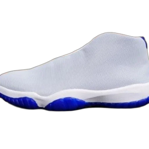 shoes, pair, white, blue transparent PNG cut-out