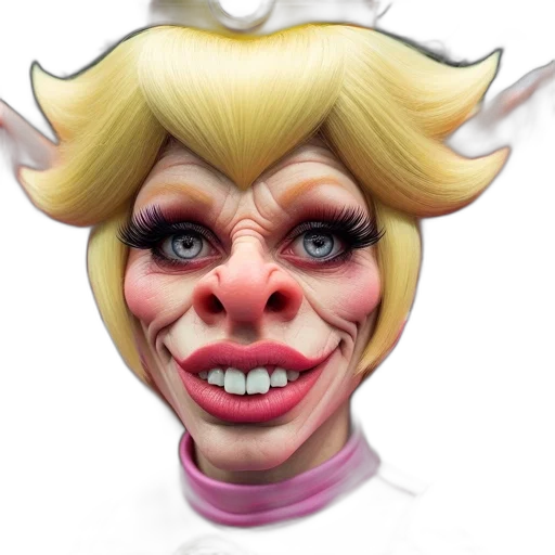 face, mask, creature, concept art transparent PNG cut-out