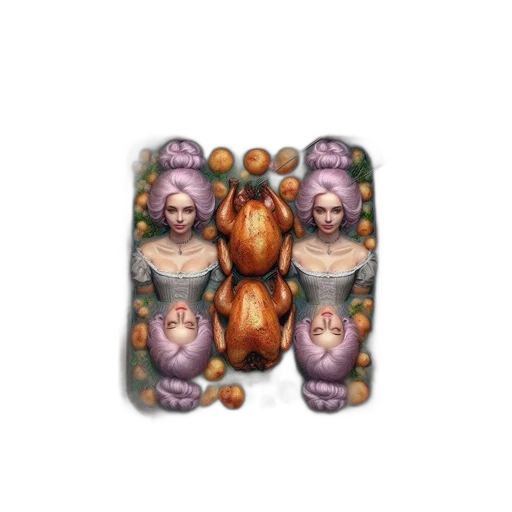 jewelry, mystical, scene, two transparent PNG cut-out