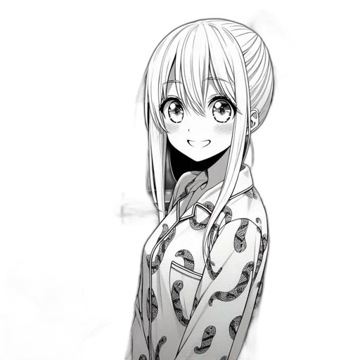 dress, jacket, face, creature transparent PNG cut-out