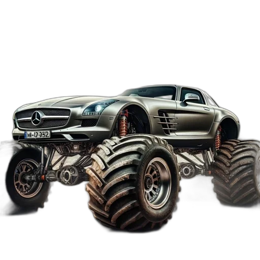 car, robot, weapon, concept art transparent PNG cut-out