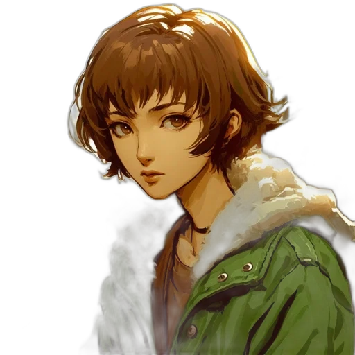 jacket, face, photorealistic, concept art transparent PNG cut-out