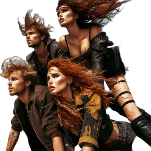 hair, staff, concept art, comic book art transparent PNG cut-out