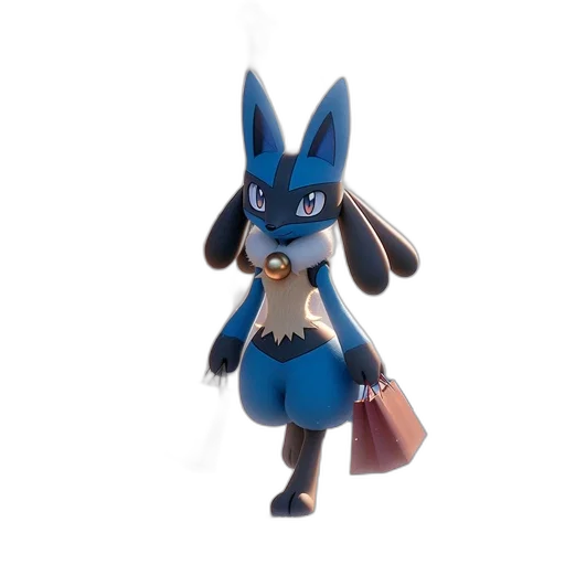 animal, creature, staff, 3d render transparent PNG cut-out