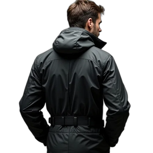 jacket, cyberpunk, extreme, weather transparent PNG cut-out
