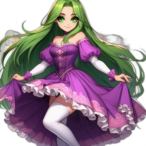 dress, staff, pixel art, fantasy art transparent PNG cut-out