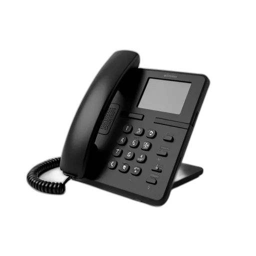 staff, black, corded, phone transparent PNG cut-out