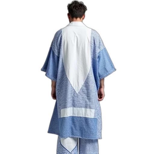 dress, jacket, vaporwave, blue transparent PNG cut-out