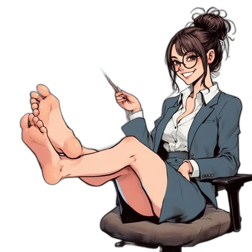 staff, shoes, cartoon, anime transparent PNG cut-out