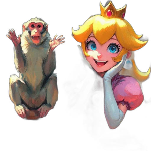 creature, animal, crown, concept art transparent PNG cut-out