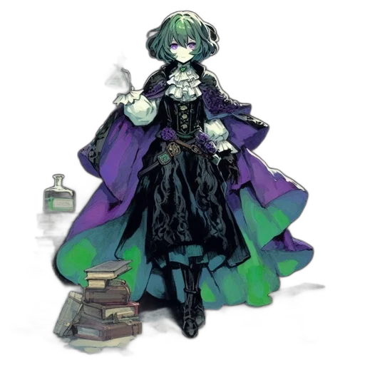 dress, crown, staff, jewelry transparent PNG cut-out