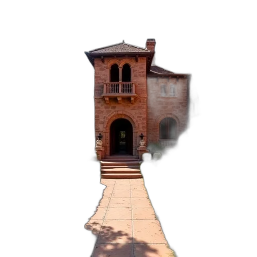 building, staff, umbrella, face transparent PNG cut-out