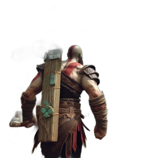 sword, weapon, staff, robot transparent PNG cut-out