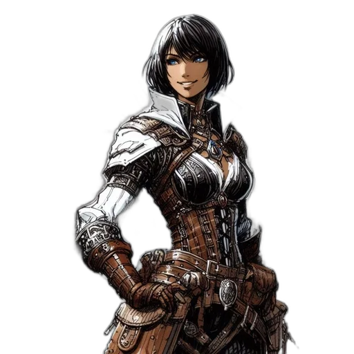 concept art, fantasy art, comic book art, pixel art transparent PNG cut-out
