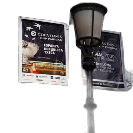 3d render, two, posters, copa transparent PNG cut-out