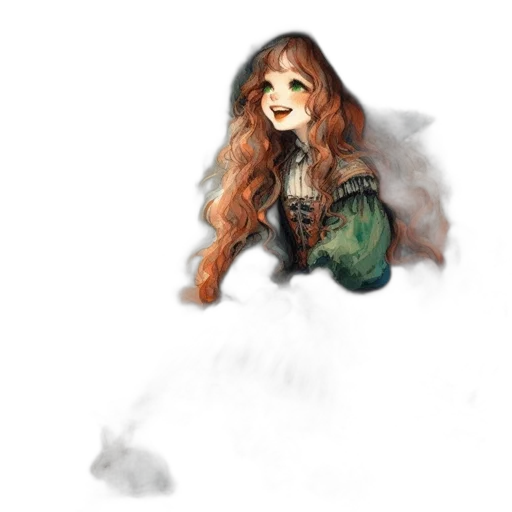 fantasy art, watercolor, concept art, pixel art transparent PNG cut-out