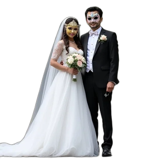 mask, face, dress, crown transparent PNG cut-out