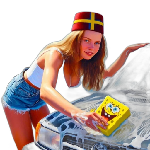 car, hat, face, food transparent PNG cut-out