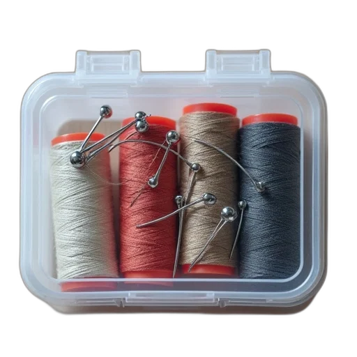 red, plastic, storage, case transparent PNG cut-out