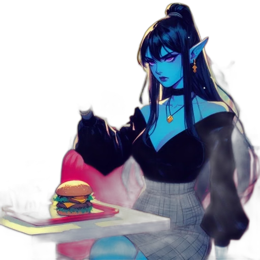 food, staff, dress, creature transparent PNG cut-out