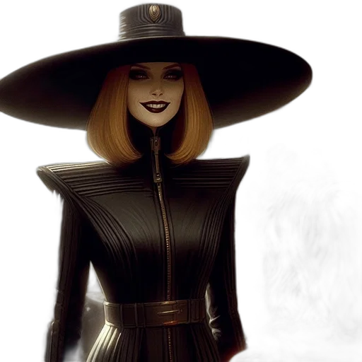 hat, concept art, fantasy art, photorealistic transparent PNG cut-out