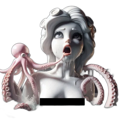 creature, mask, face, concept art transparent PNG cut-out