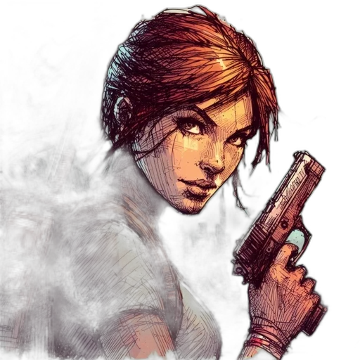 weapon, comic book art, concept art, pixel art transparent PNG cut-out