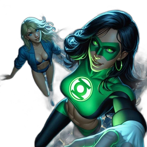 comic book art, concept art, fantasy art, cartoon transparent PNG cut-out