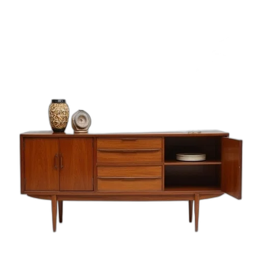 furniture, 3d render, sideboard, johannes transparent PNG cut-out