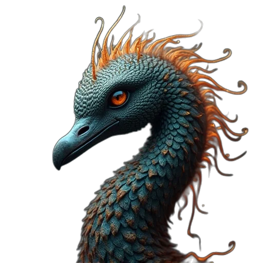 dragon, creature, animal, fantasy art transparent PNG cut-out