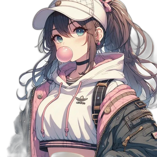 jacket, hat, weapon, face transparent PNG cut-out