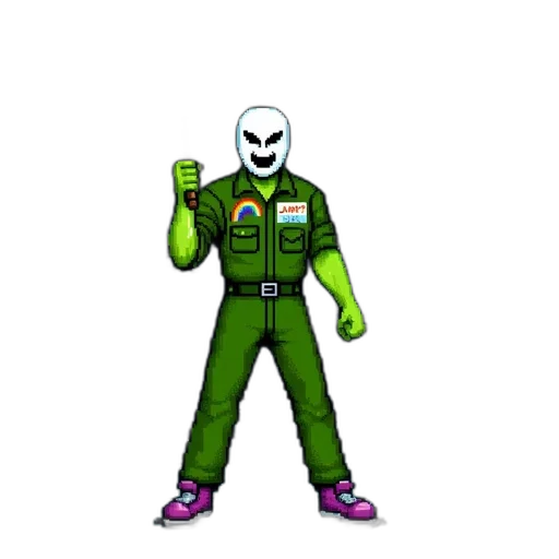 jacket, robot, staff, mask transparent PNG cut-out