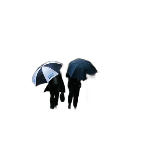 umbrella, hat, jacket, 3d render transparent PNG cut-out