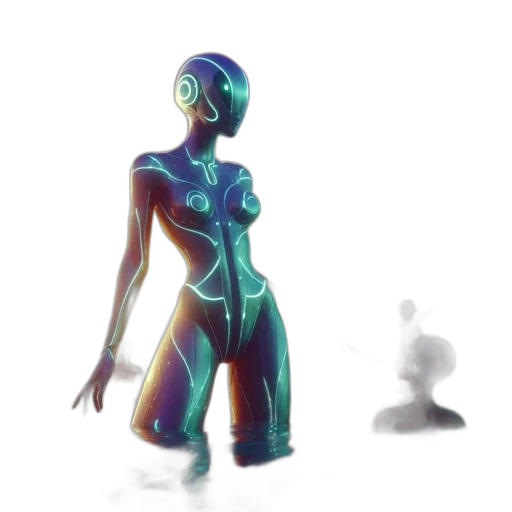 robot, dress, mask, jewelry transparent PNG cut-out